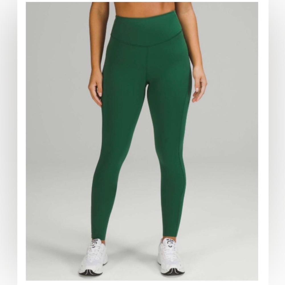lululemon athletica High-Rise Base Pace 7/8 length Leggings in Deep Green